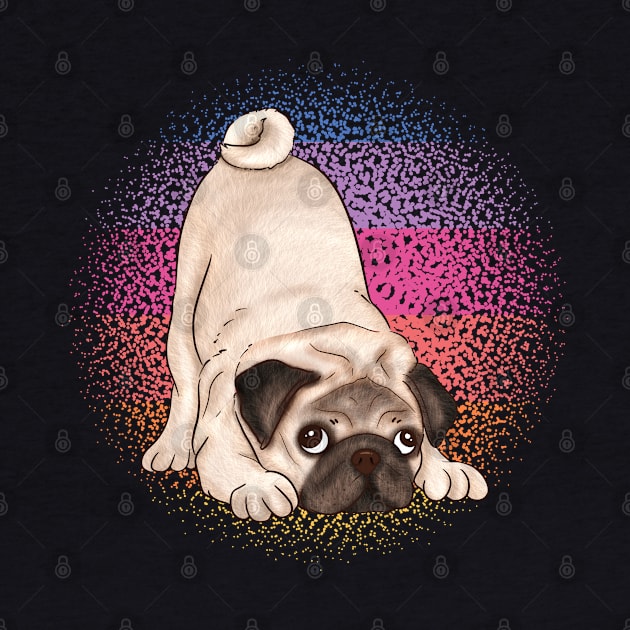 Pug Christmas by HobbyAndArt